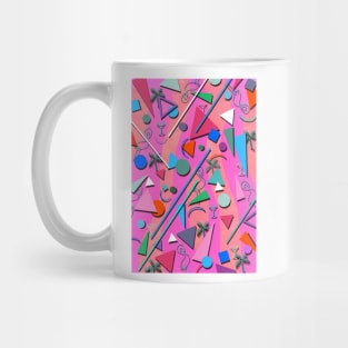 80s pop retro pattern 3 Mug